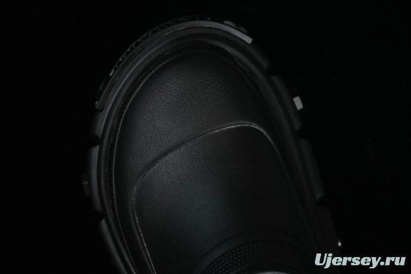 Balenciaga Hardcrocs Slide EVA Round-Toe Ultra Thick Sole Clog Sandals - W1S8N1010