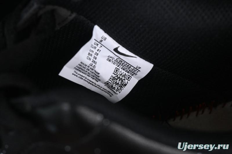 Nike Air Force 1 '07 Low 2D Anime Theme Black White Splatter Casual Sneakers - CK0316-059