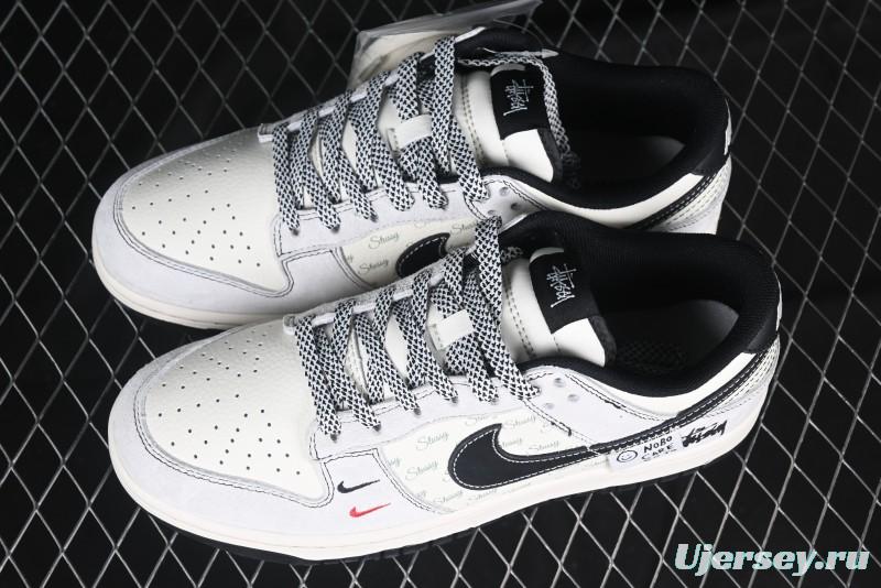 Nike SB Dunk Low Supreme Collaboration Anniversary Custom Low-Top Casual Sneakers - YX5066-220