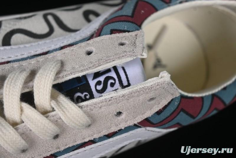 Vans Parra x Otw By Vans Low-Top Casual Skate Shoes with Surrealist Pop Art Design - VN0A3WKT4QA