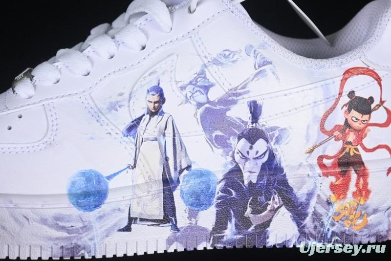 Nike Air Force 1 '07 Low Casual Sneakers with Built-in Full-Length Air Cushion - DD8959-100