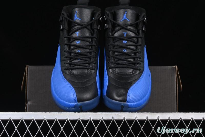 Nike Air Jordan 12 Retro Basketball Shoes with Game Royal Colorway - 130690-014