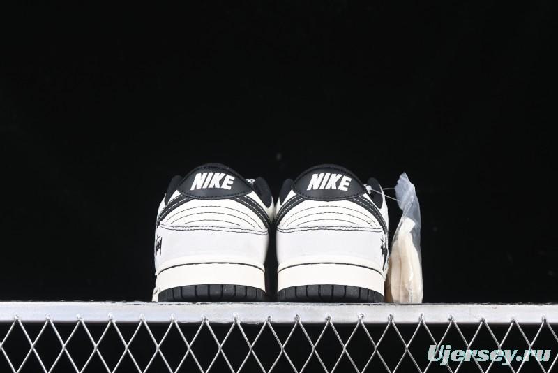 Nike SB Dunk Low Supreme Collaboration Anniversary Custom Low-Top Casual Sneakers - YX5066-220