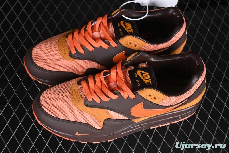 Nike Air Max 1 Retro Running Shoes with Half-Sole Air Cushion - HF7346-200
