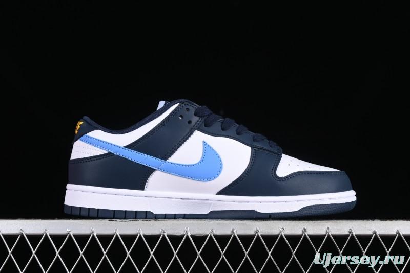 Nike Dunk Low SB Casual Skate Shoes in Obsidian/University Blue Colorway - FN7800-400