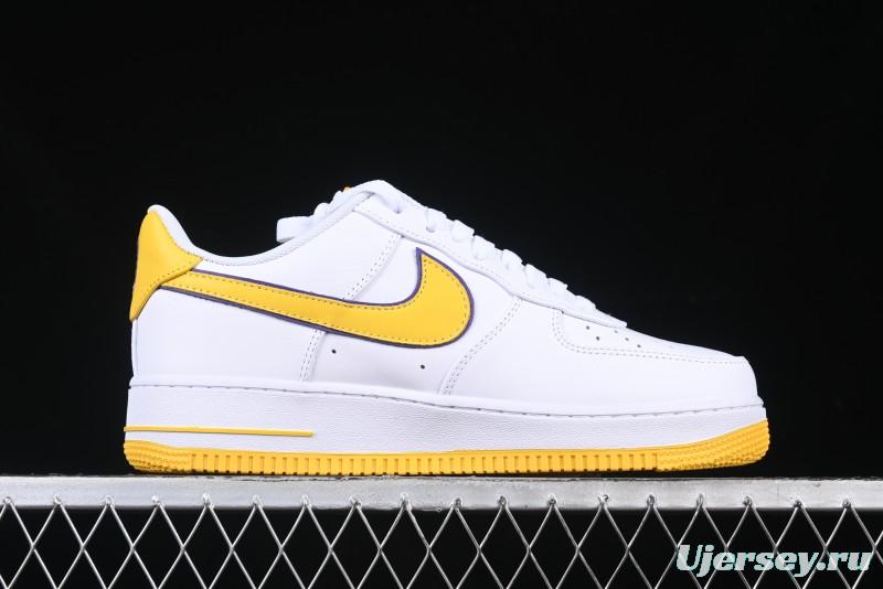 Nike Air Force 1 '07 Low Kobe Casual Sneakers with Full-Layer Leather and Full-Length Air Cushion - FZ1151-100