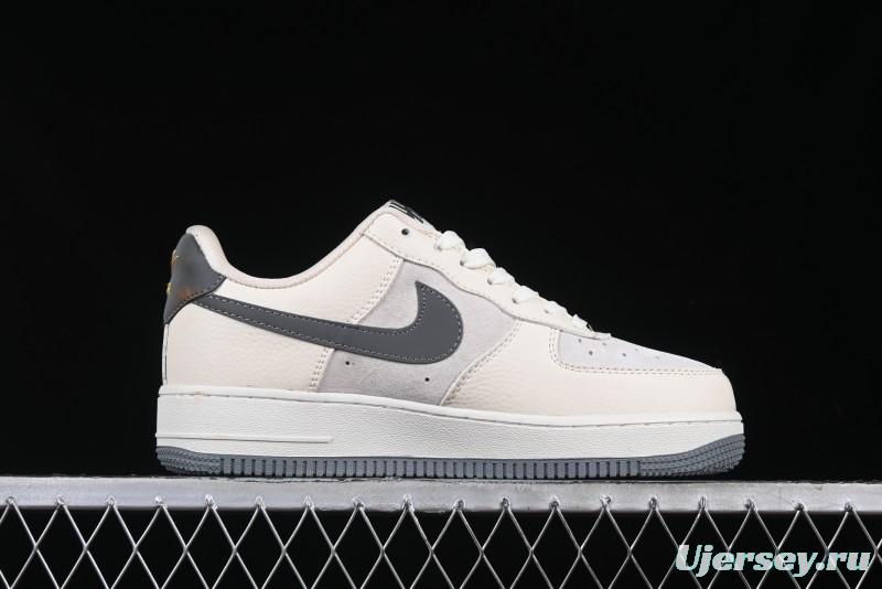 Nike Air Force 1 '07 Low UN Collaboration Beige Grey Metal Tag Casual Sneakers - DF0188-023