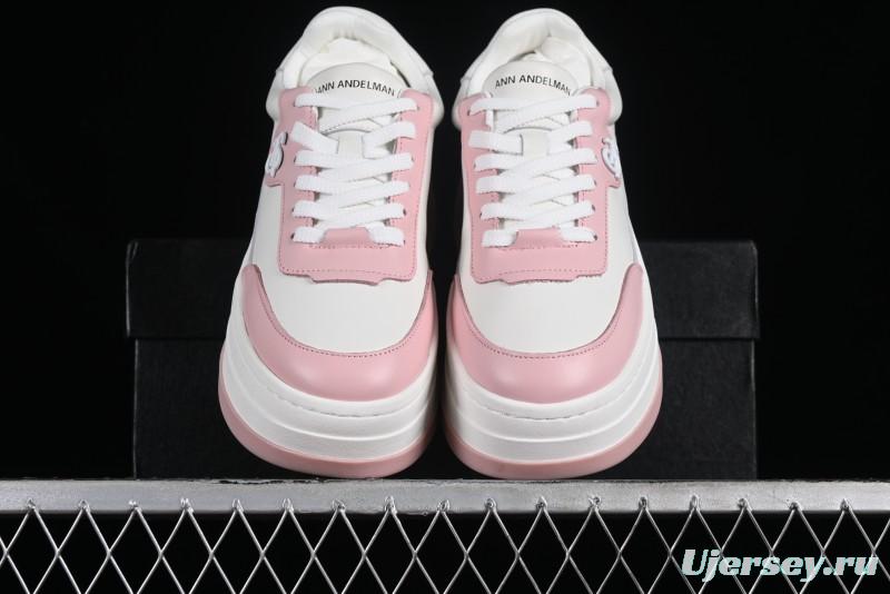 ANN ANDELMAN Pink White Chunky Retro Low-Top Sneakers - 210821
