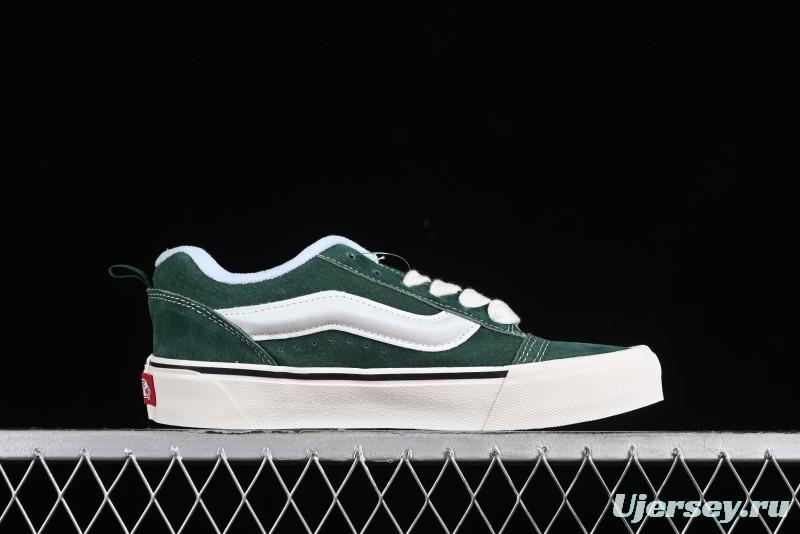 Vans Classics Knu Skool Green Platform Sneakers - VN0AUAK374