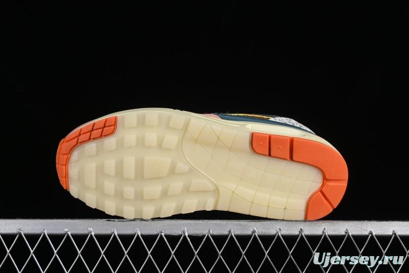 Nike Air Max 1 Retro Running Shoes with Half-Sole Air Cushion - HO2639-100