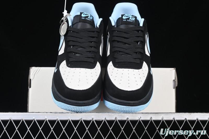 Nike Air Force 1 '07 Low Supreme Collaboration Tiffany Blue Low-Top Casual Sneakers - DF0188-025