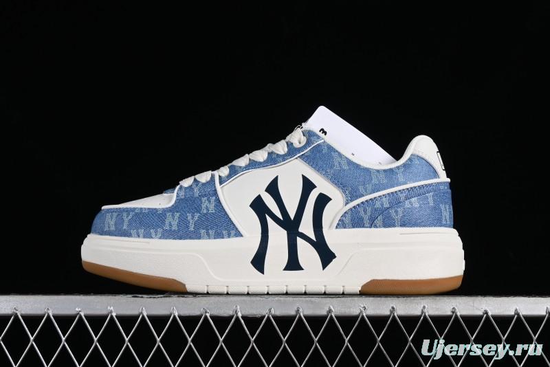 MLB Chunky Liner Basic Height Increasing Platform Sneakers with 6cm Inner Lift - 3ASXCLD4N50BLS