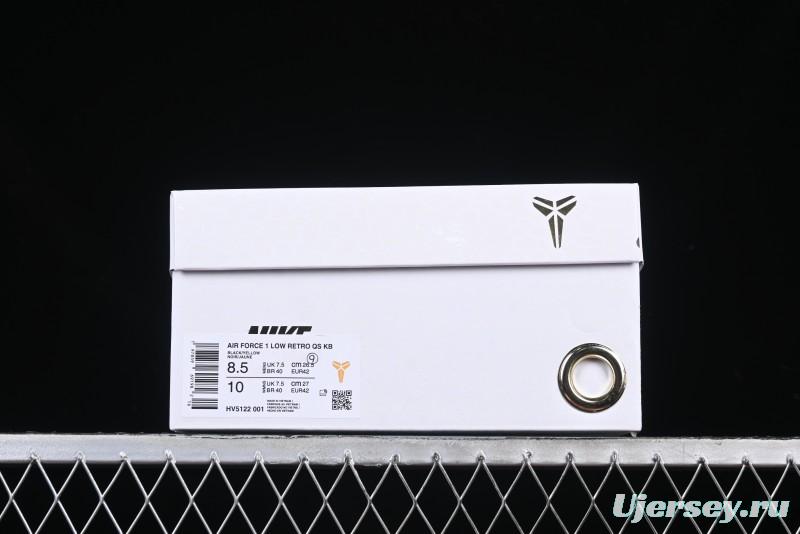 Nike Air Force 1 '07 Low Kobe All-Leather Low-Top Casual Sneakers - HV5122-001