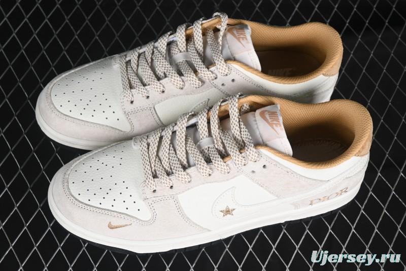 Nike SB Dunk Low Dior Collaboration Anniversary Custom Low-Top Casual Sneakers - DJ2024-066