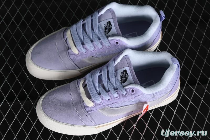 Vans Knu-Skool VR3 LX Low-Top Retro Sneakers in Dusty Purple - VN0009QCB9P