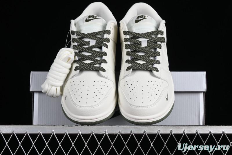 Nike SB Dunk Low Collaboration Triple Swoosh Military Green Low-Top Casual Skateboarding Shoes - NK5639-323