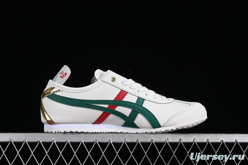 Onitsuka Tiger Mexico 66 Low-Top Leather Sneakers for Casual Running - 1183B511-200