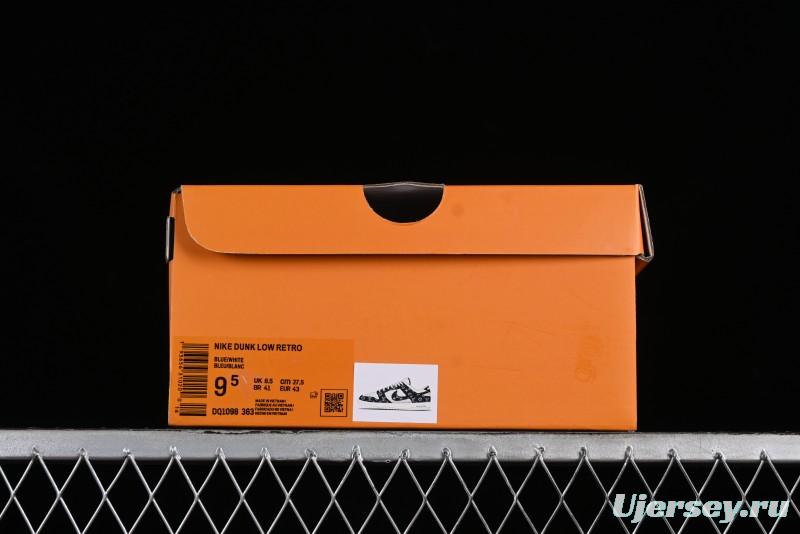 Nike SB Dunk Low LV Collaboration - Dark Blue Print Anniversary High-End Custom Low-Top Casual Sneakers - DQ1098-363