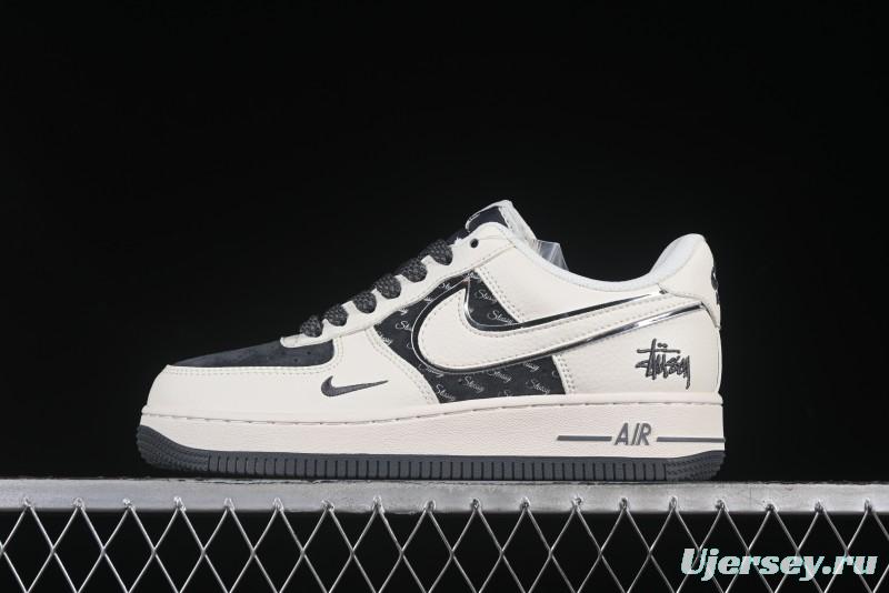 Nike Air Force 1 '07 Low Stussy Collaboration Beige Grey Casual Sneakers - XZ6188-726