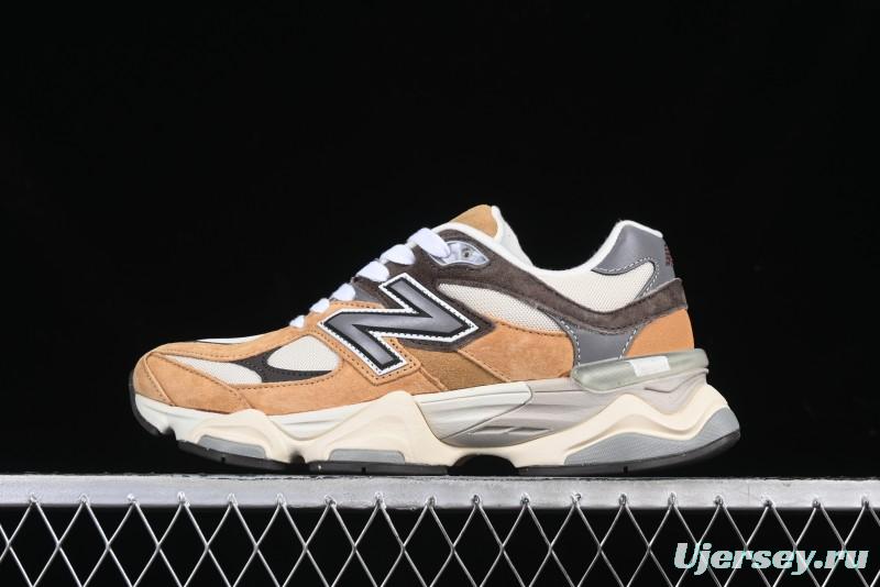 New Balance 9060 Retro Casual Running Shoes with ABZORB Cushioning - U9060WOR
