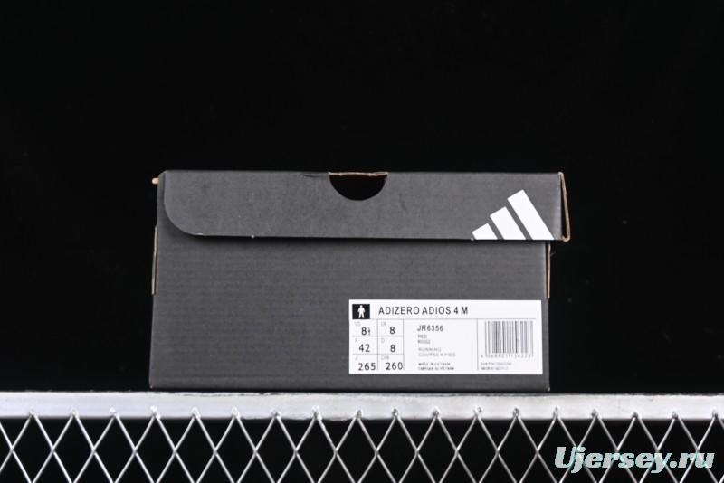Adidas Adizero Adios 4 M Running Shoes Lightweight Breathable Low-Top - JR6356