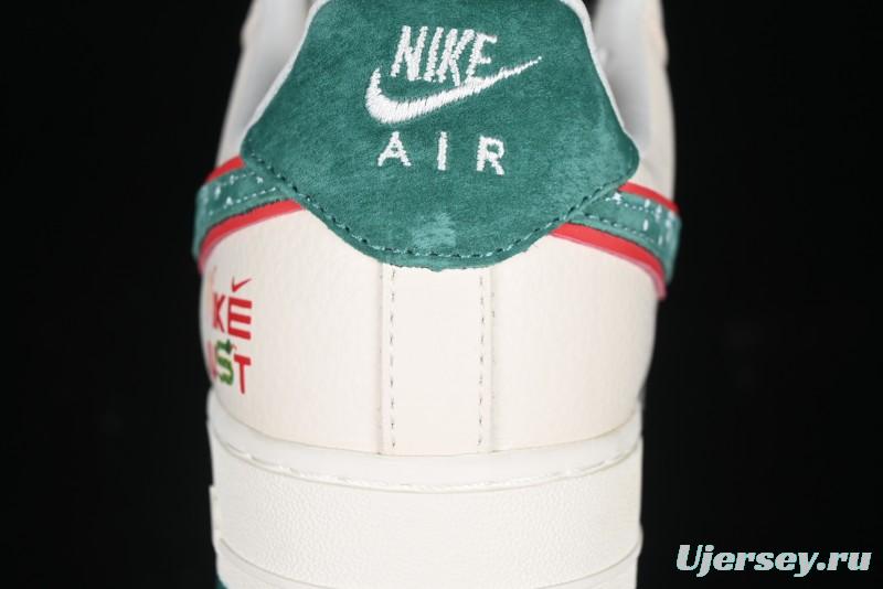 Nike Air Force 1'07 Low Just Collaboration - Christmas Tree Low-Top Casual Sneakers - DF0188-034
