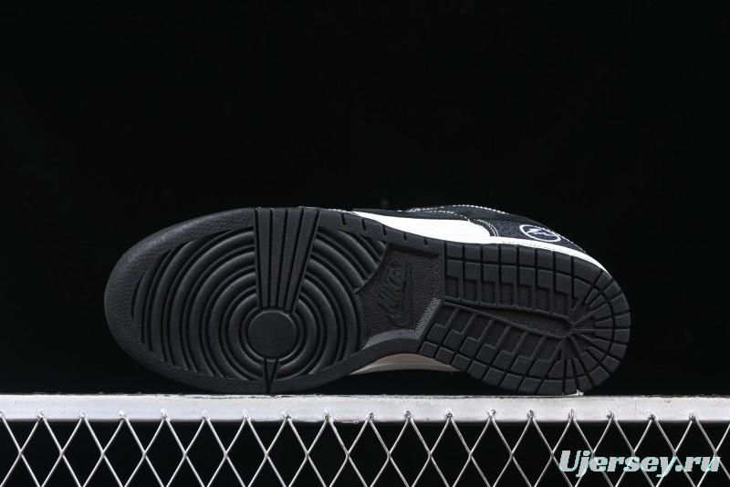 Nike SB Dunk Low Lightning Collaboration Black Swoosh Anniversary Custom Low-Top Skate Shoes - SF1029-401