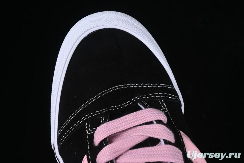 Vans Knu Skool Black Pink Color Comfortable Fashion Anti-Slip Wear-Resistant Low-Top Casual Skate Shoes - VN0009QCB9P