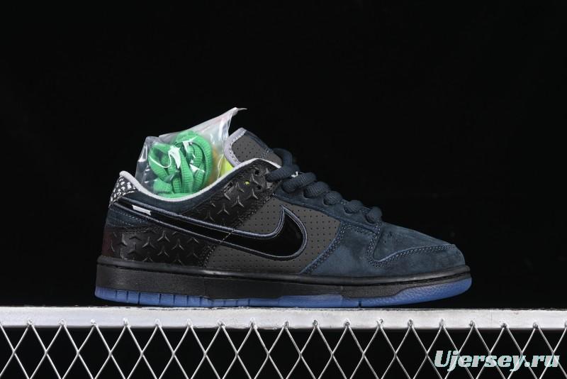 Nike Division Street Dunk Low "Oregon Black" Hidden Colorway Low-Top Casual Sneakers - HV1470-001