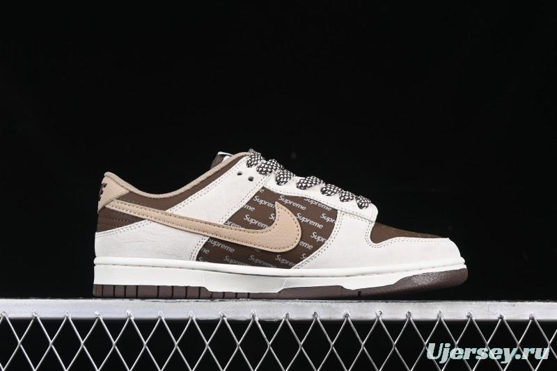 Nike SB Dunk Low The North Face x Supreme Collaboration Anniversary Edition High-End Custom Low-Top Casual Sneakers - DJ2024-056