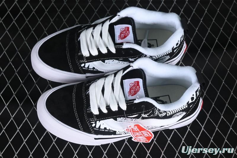 Vans Knu Skool Comfortable Fashion Slip-Resistant Wear-Resistant Low-Top Casual Sneakers - VN000CS0239