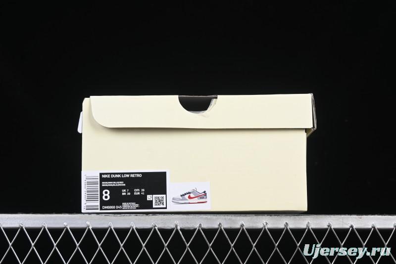 Nike SB Dunk Low Supreme Collaboration Anniversary Custom Low-Top Casual Sneakers - DM6868-045