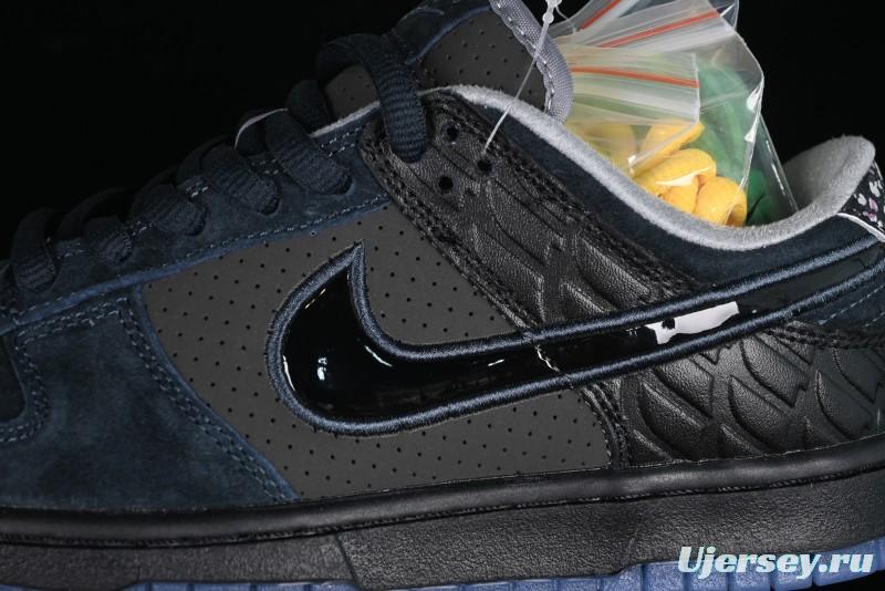 Nike Division Street Dunk Low "Oregon Black" Hidden Colorway Low-Top Casual Sneakers - HV1470-001