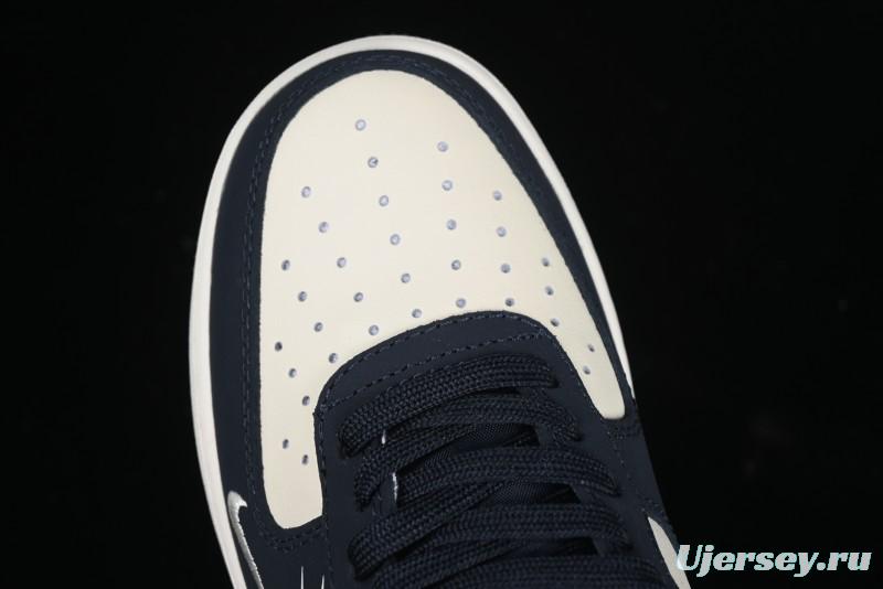 Nike Air Force 1 '07 Low Stussy Collaboration Explosive Blue Low-Top Casual Sneakers - KK1988-040