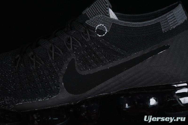 Nike Vapormax Flyknit Breathable Casual Running Shoes with Full-Length Air Cushion - 849558-007