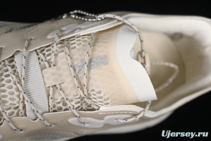 HOKA ONE ONE Satisfy Running Mafate Trail Low-Cut Cushioned Outdoor Hiking Shoes - 1157050 BONE