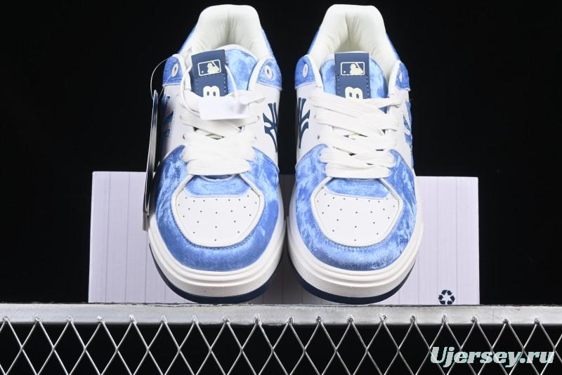New York Yankees MLB Bigball Chunky Window Velvet Monogram Thick Sole Casual Running Shoes - 3ASXCVC4650NYS