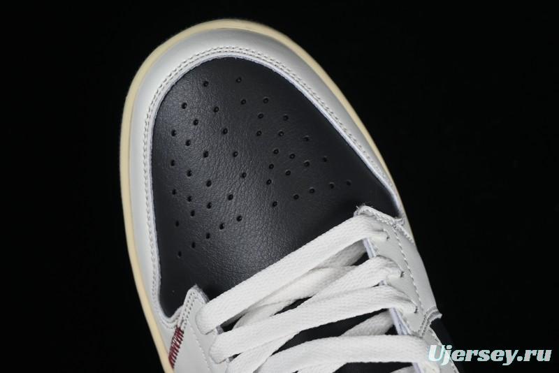 Nike Air Jordan 1 Low AJ1 Custom Black Green Low-Top Culture Casual Sneakers - DC0774-001