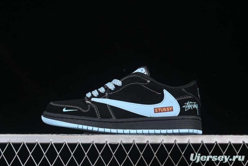 Nike Travis Scott x Fragment Design x Air Jordan 1 Low OG SP AJ1 Retro Sneakers - XS2024-008