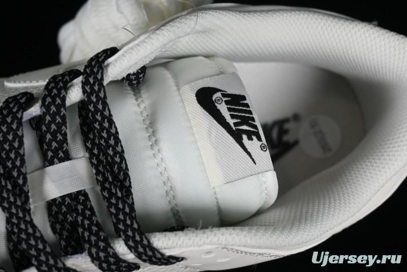 Nike SB Dunk Low Collaboration Three Swooshes Beige Black Color Low Top Casual Skateboarding Shoes - NK5639-321