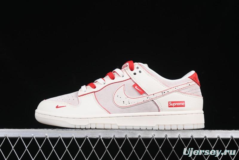Nike SB Dunk Low Supreme Collaboration Anniversary Custom Low-Top Casual Sneakers - DM6868-033