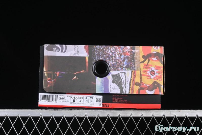 Nike Union x Air Jordan 1 Retro High Basketball Shoes Shadow Chicago - HV8563-600