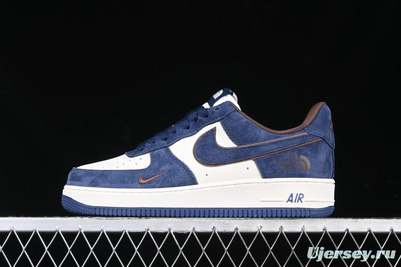 Nike Air Force 1'07 Low The North Face Collaboration - Steel Blue Low-Top Casual Sneakers - KK1988-032