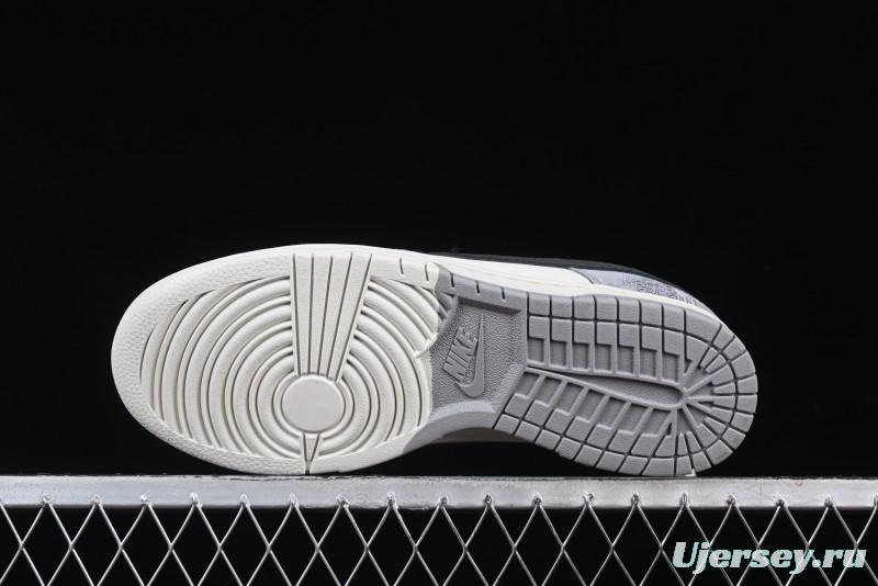 Nike SB Dunk Low The North Face Collaboration Beige Grey Double Swoosh Anniversary Custom Low-Top Casual Skate Shoes - DJ2024-067