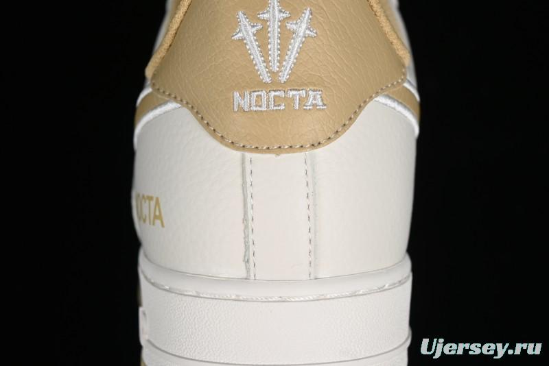 Nike Nocta x Nike Air Force 1 '07 Low Casual Sneakers with Reflective Details and Full-Length Air Cushion - NO0224-028