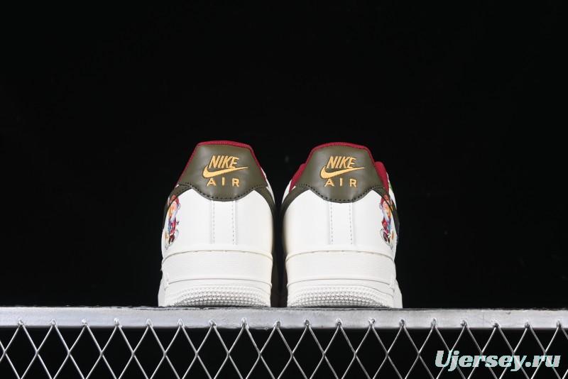 Nike Air Force 1 '07 Low Custom Christmas Party Casual Sneakers - DM0970-132