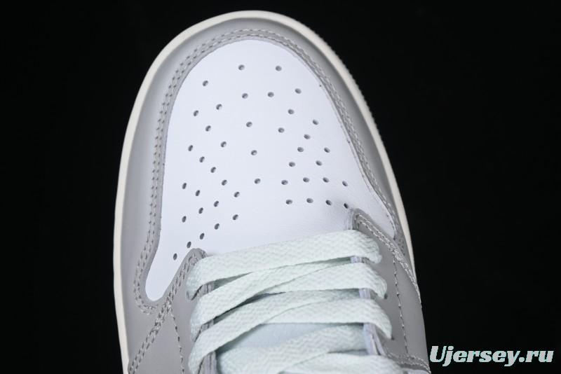 Nike Air Jordan 1 Low OG CNY AJ1 Snake Year Limited Silver Snake Low-Top Retro Basketball Shoes - HF3144-100