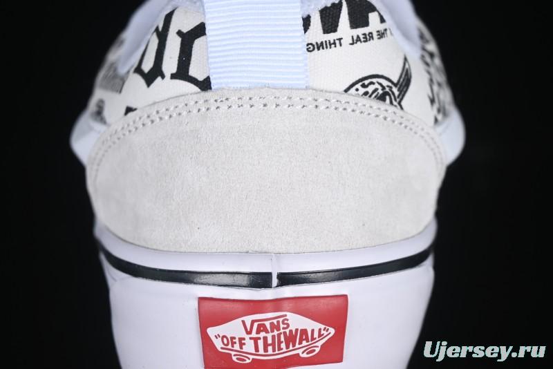 Vans Knu Skool Low-Top Retro Chunky Sneakers with Oversized Logo - VN000CS0239