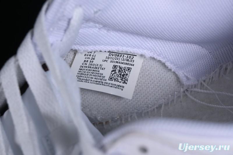 Nike SB Dunk Low White Red Colorway Low-Top Casual Skateboarding Shoes - DV0831-102