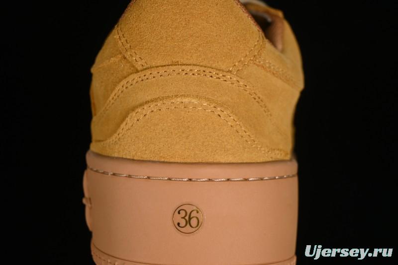 SMFK Comfortable Chunky Sole White Sneakers - T.D4